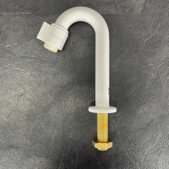 洗面用単水栓 モデルルーム HANSA ハンザ ドイツ NOVA ホワイト 水栓金具 デザイン レバー水栓 インテリア 513434