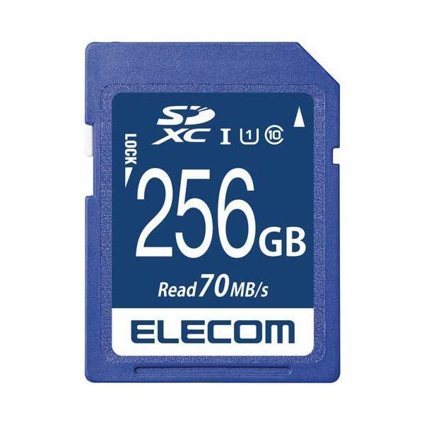 エレコム SDXCメモリカード256GB MF-FS256GU11R
