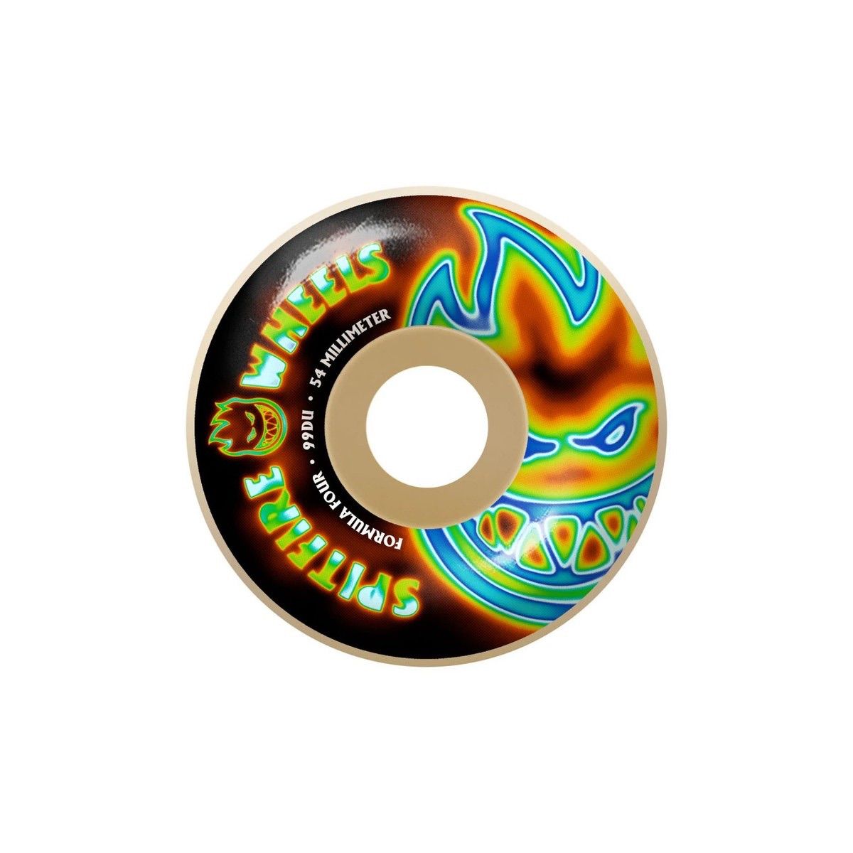 スケートボード 54mm F4 99 Radiocative Bighead 54mm F4 99 Radiocative Bighead Skateboard Wheels Spitfire F4