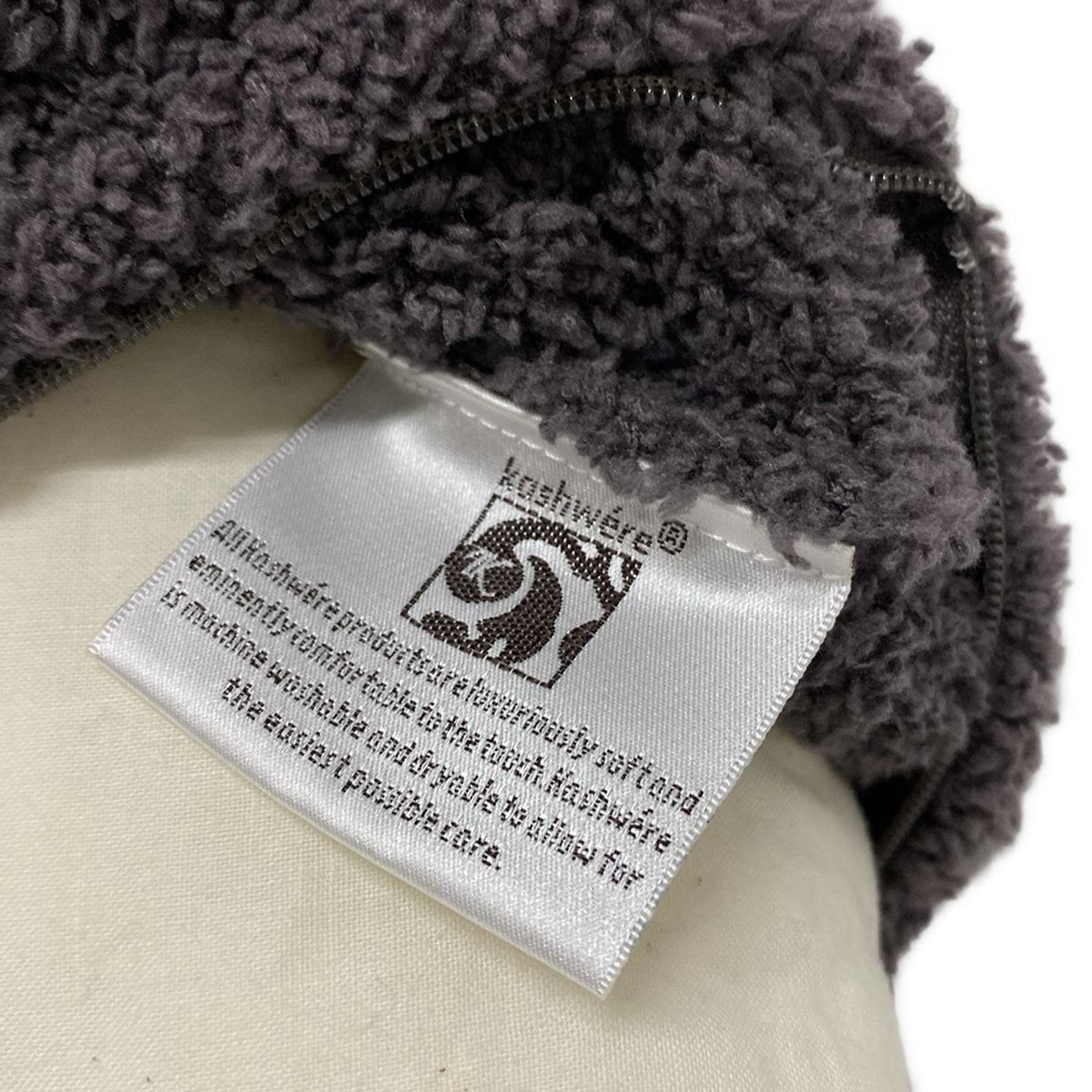 KASHWERE(カシウエア) 小物美品 - ダークグレー クッション