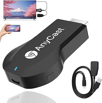 OULEKE HDMI ミラーキャスト 2025アップグレード版 大画面視聴 Anycast ワイヤレス ミラーリング 正規品 Iphone-Androidテレビ接続 4K HD 1080p YouTube鑑賞 Wifiミラーキャスト 接続簡単 スマホ…
