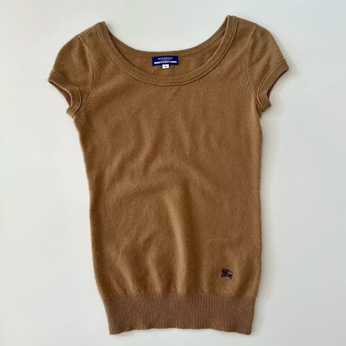 BURBERRY バーバリー ブルーレーベル burberry ロゴ カシミヤ ブレンド ニット