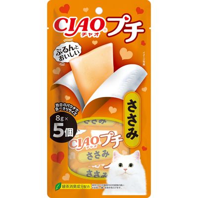 同梱不可 48個セット いなばペットフード CIAOプチささみ8g×5個