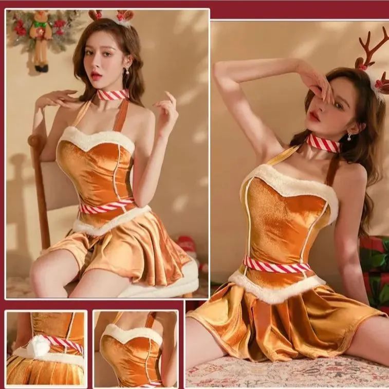 新品☆今だけ値下げ❗❗】超セクシー♥️クリスマス トナカイ コスプレ