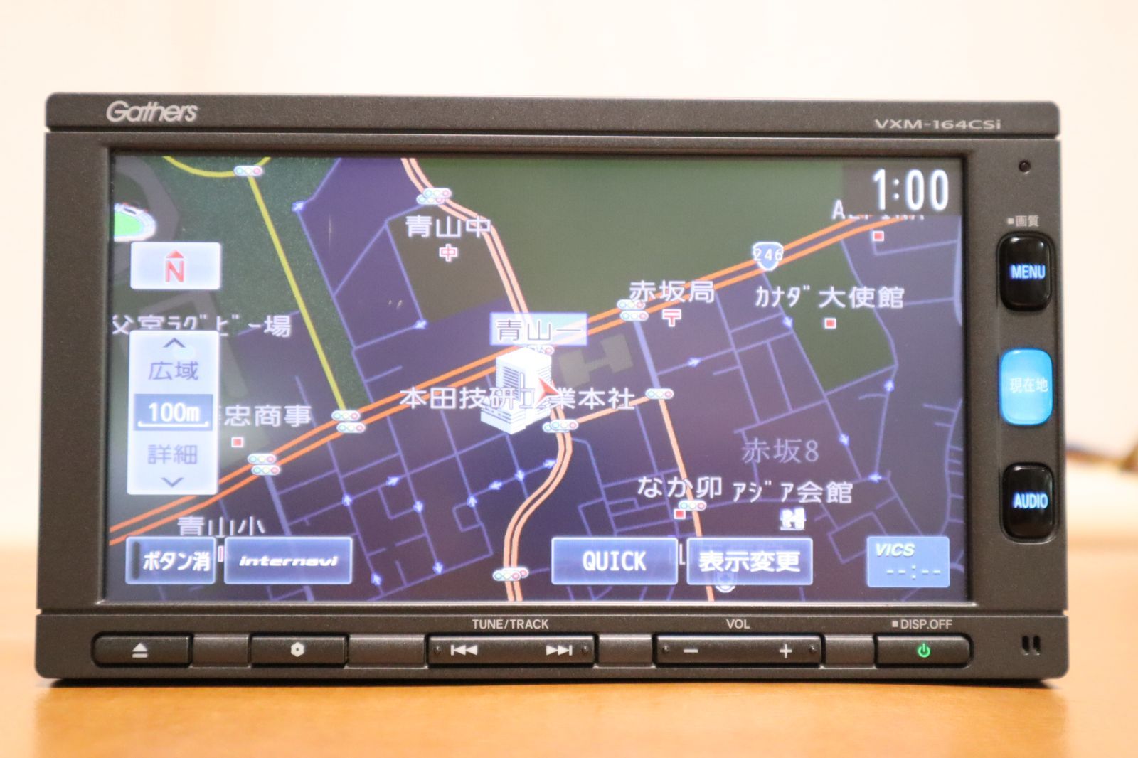 VXM-164CSi ホンダ純正　メモリーナビ　ワンセグ/Bluetooth ☆VXM-164CSi☆ ホンダ純正 メモリーナビ ワンセグ/Bluetooth