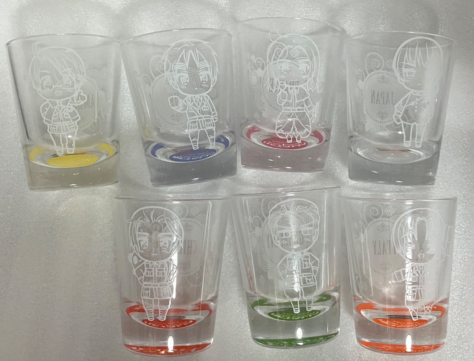 e ヘタリア ショットグラス 7種類