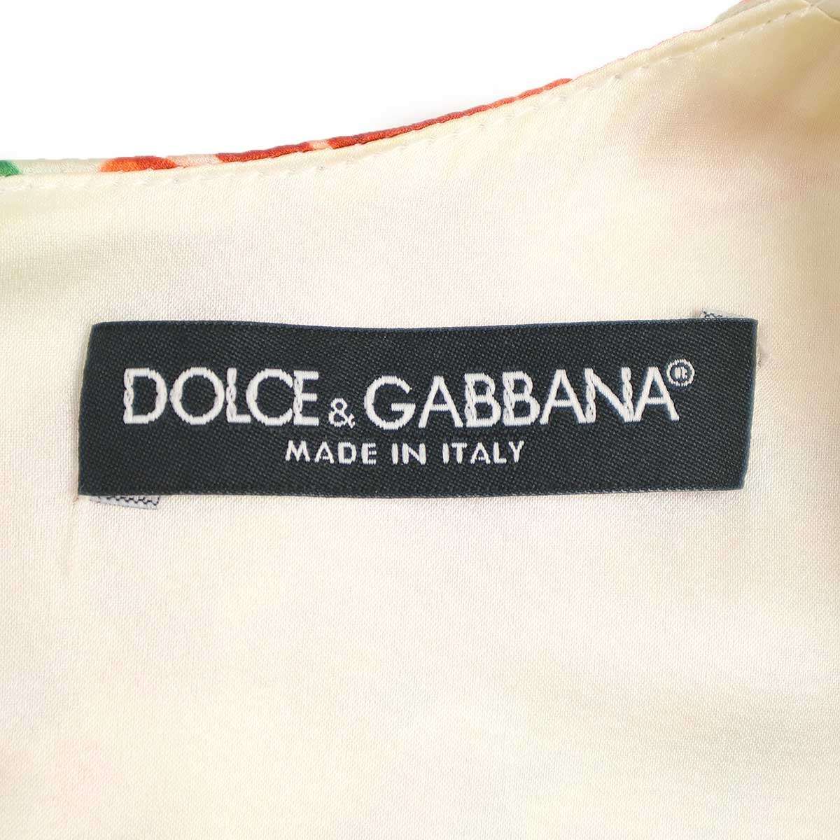 DOLCE&GABBANA ドルチェ＆ガッバーナ フラワーマヨリカシルク  