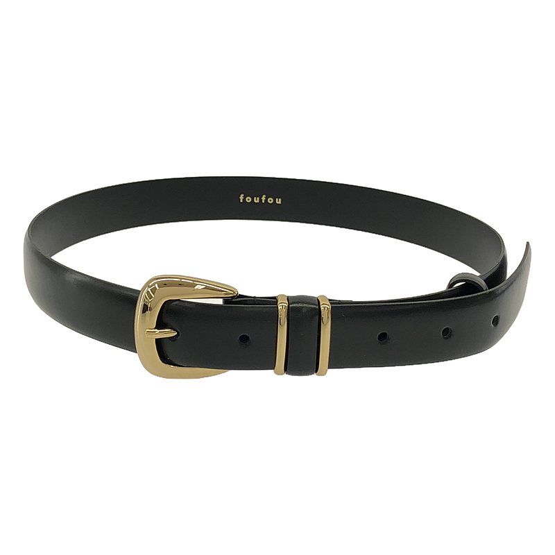 foufou グランマベルト ブラック×ゴールド ≪通常販売≫grandmother belt（グランドマザーベルト） – THE