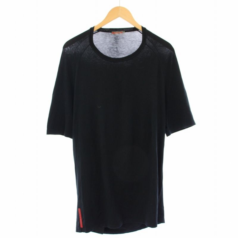 PRADA SPORTS 半袖Tシャツ 黒 PRADA sports 半袖 ブラック Tシャツ L - メルカリ
