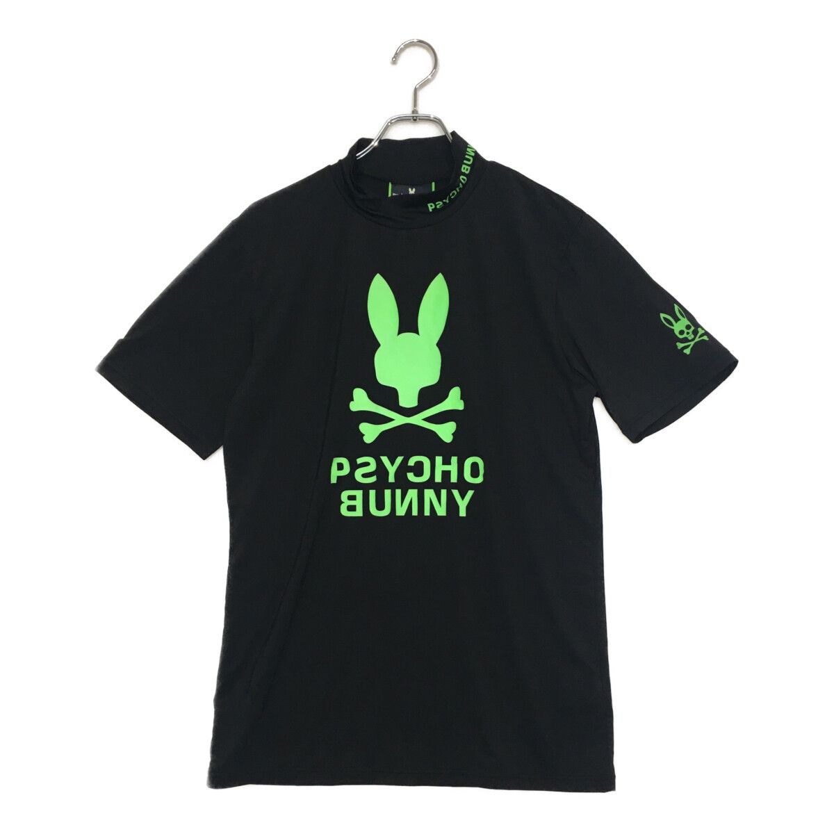 中古 メンズ サイコバニー Psycho Bunny 半袖シャツ XL 黒
