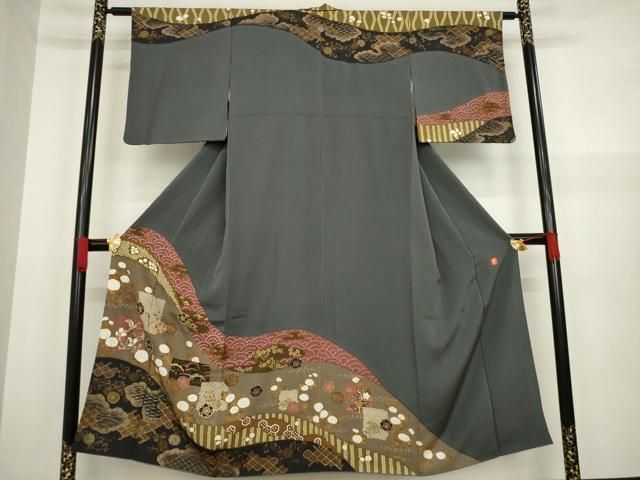 502mh31☆訪問着 花井幸子 きものやまと 一つ紋 絵羽模様 作家物☆美品 2025年最新】花井幸子着物の人気アイテム - メルカリ