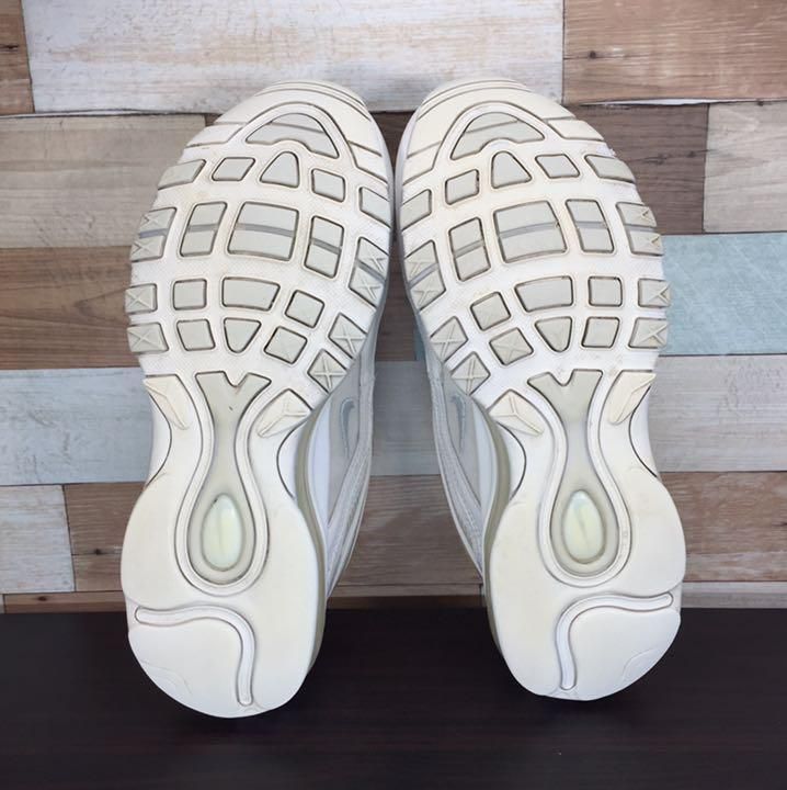 NIKE AIR MAX 97 エア マックス 97 ホワイト 白 レディース ナイキ スニーカー 24.5 cm U08841 NIKE AIR MAX 97 エア マックス 97 ホワイト 白 レディース ナイキ スニーカー 24.5 cm U08841