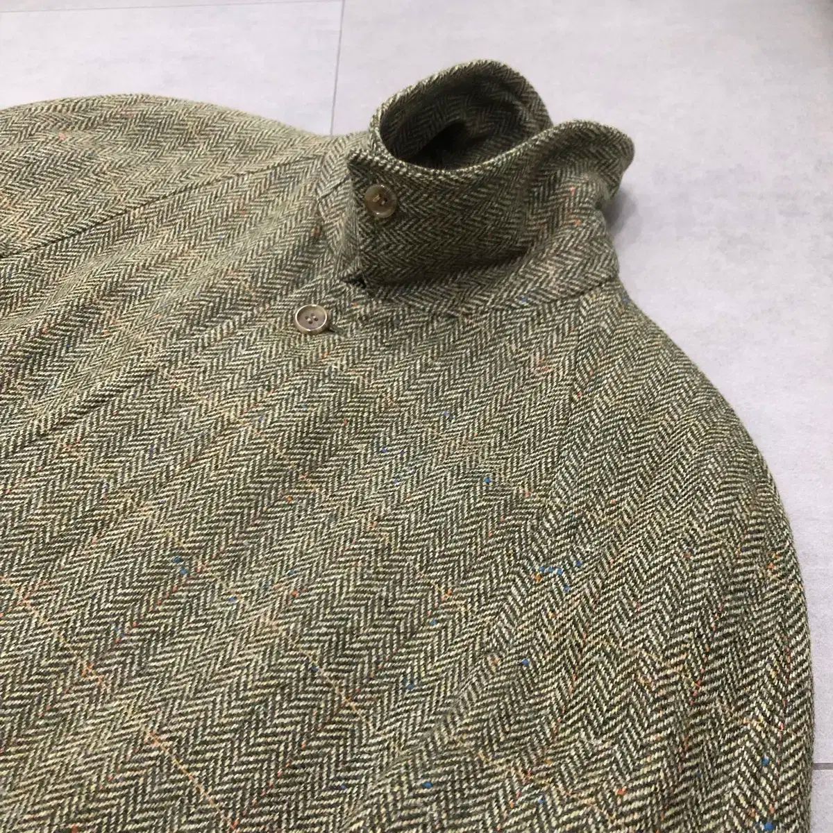 バーバリー　60s ツイードコート　ヘリンボーン バーバリー 60s ツイードコート ヘリンボーン