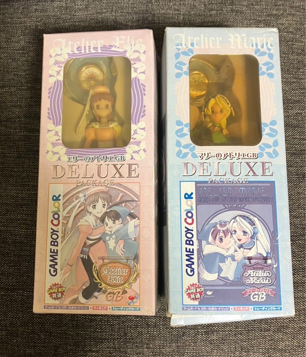 GAME BOY COLORエリーのアトリエ、マリーのアトリエ（フィギュアのみ） GAME BOY COLORエリーのアトリエ、マリーのアトリエ（フィギュア
