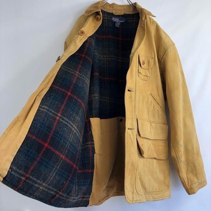 シンガポール製 POLO Ralph Lauren ポロラルフローレン 襟コーデュロイ