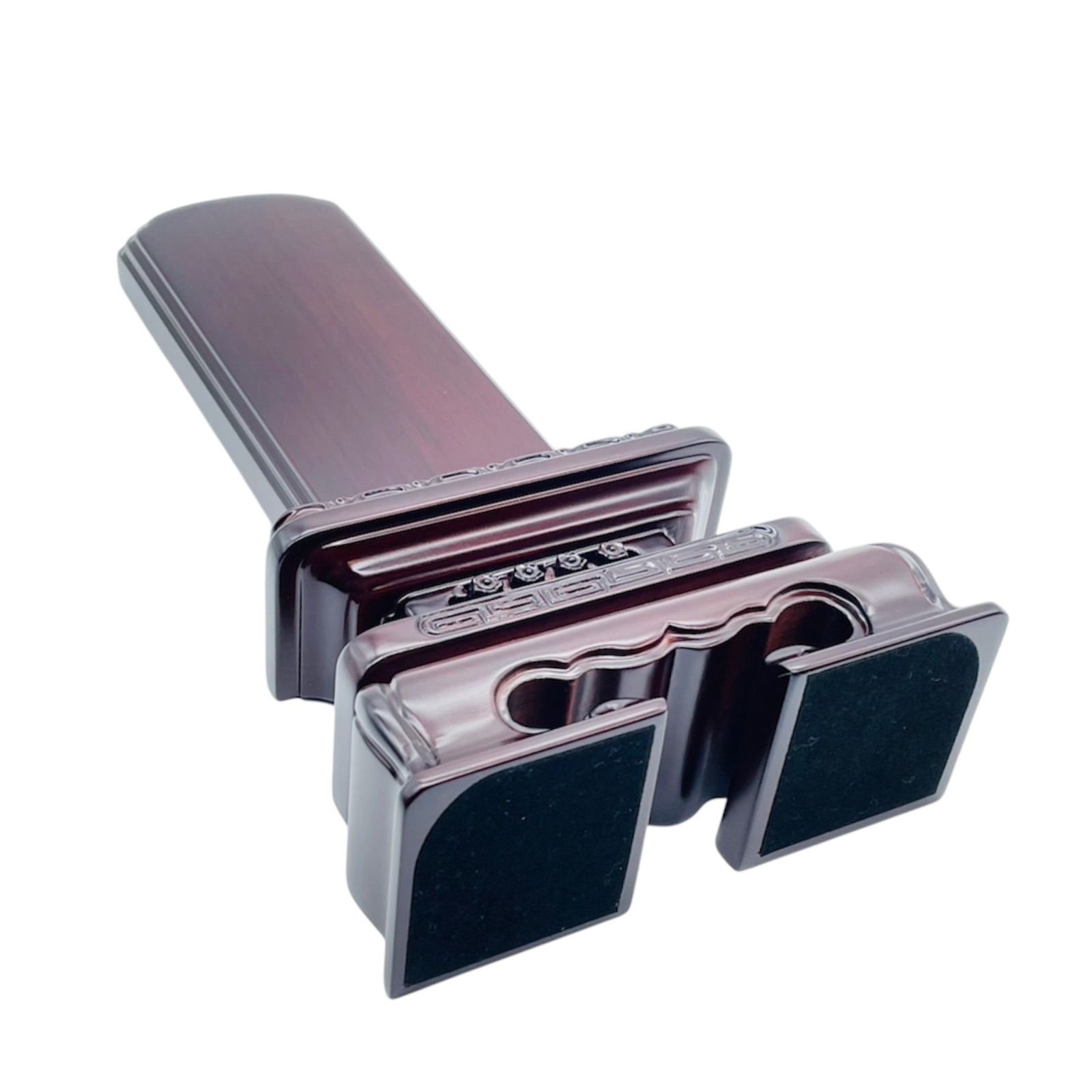 紫檀角丸 3.5寸 総高16.9cm幅8.9cm奥3.9cm P2倍☆本日限定位牌 仏具 唐木位牌 紫檀 蒔粉仕上 角丸 3.5寸 4.0寸