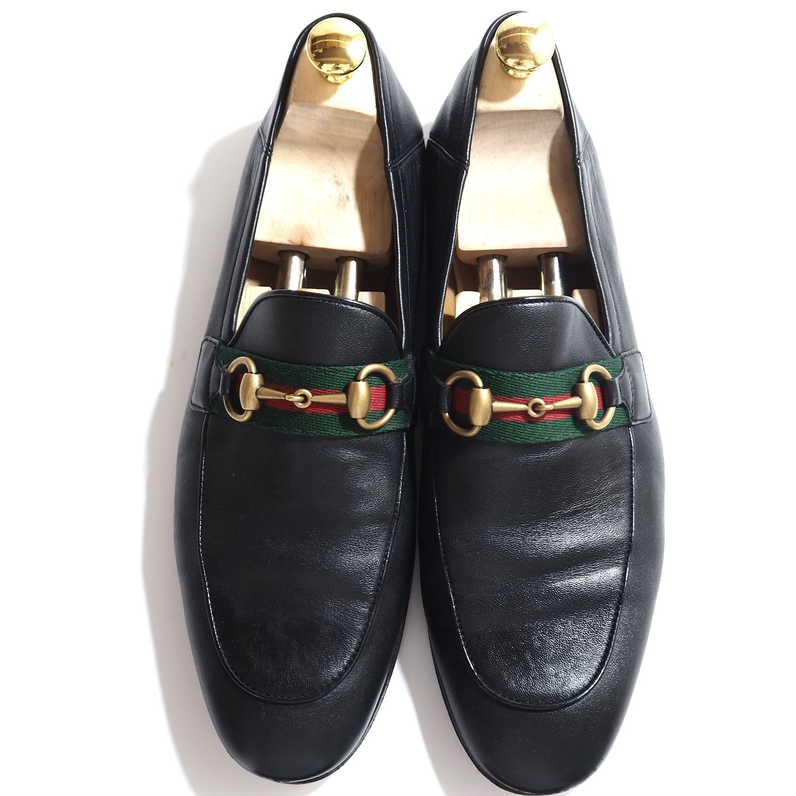 グッチ GUCCI シェリーライン レザー ホースビット ローファー 8
