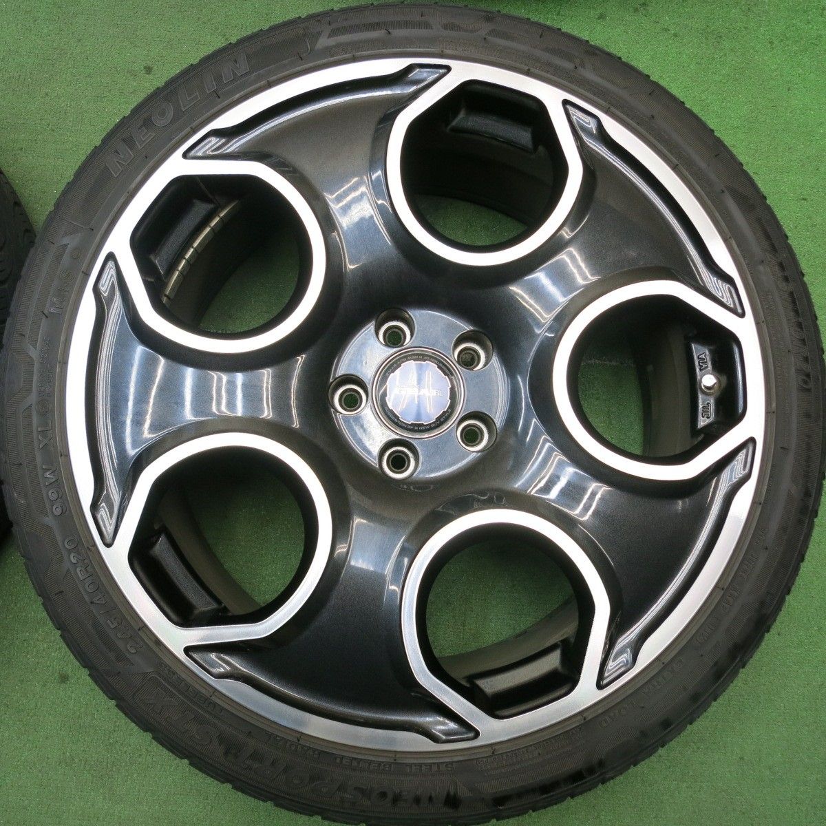 軽自動車用17インチホイール 5.5j +45 165/40タイヤ付