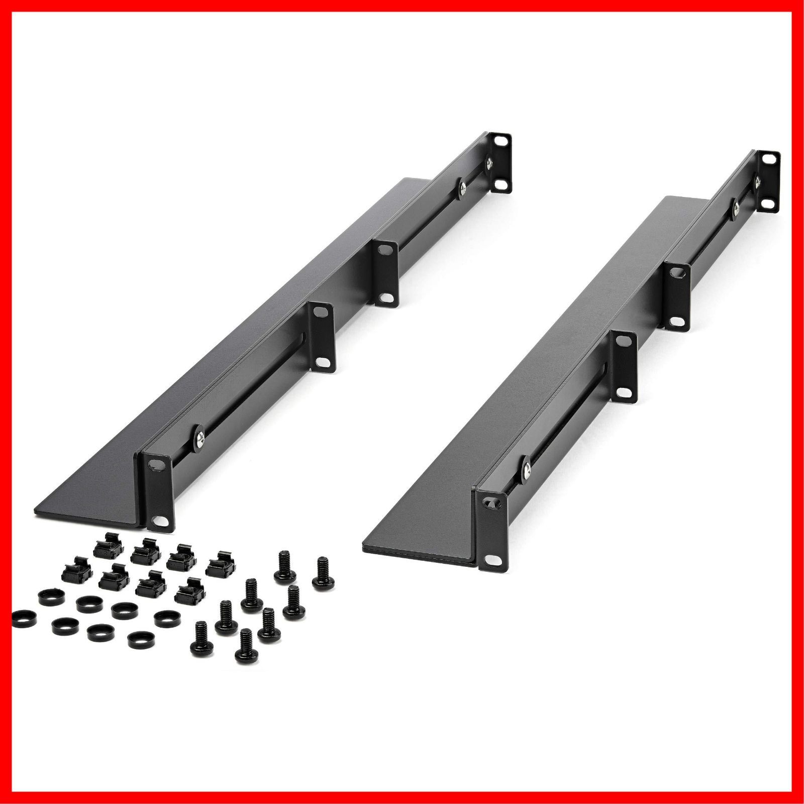 UNIRAILS1UB 19インチラックレール/1U/奥行調整可能(61cm - 91cm