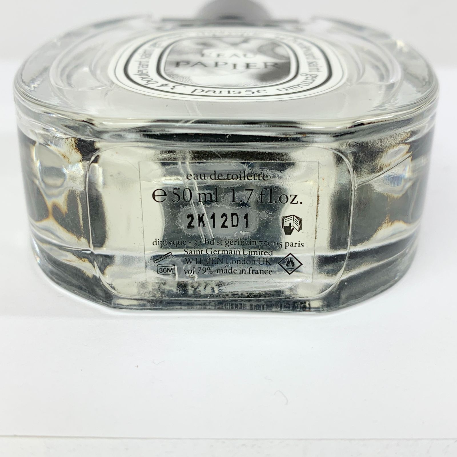 USED】Diptyque L'Eau Papier EDT 50ml ディプティック ロー・パピエ
