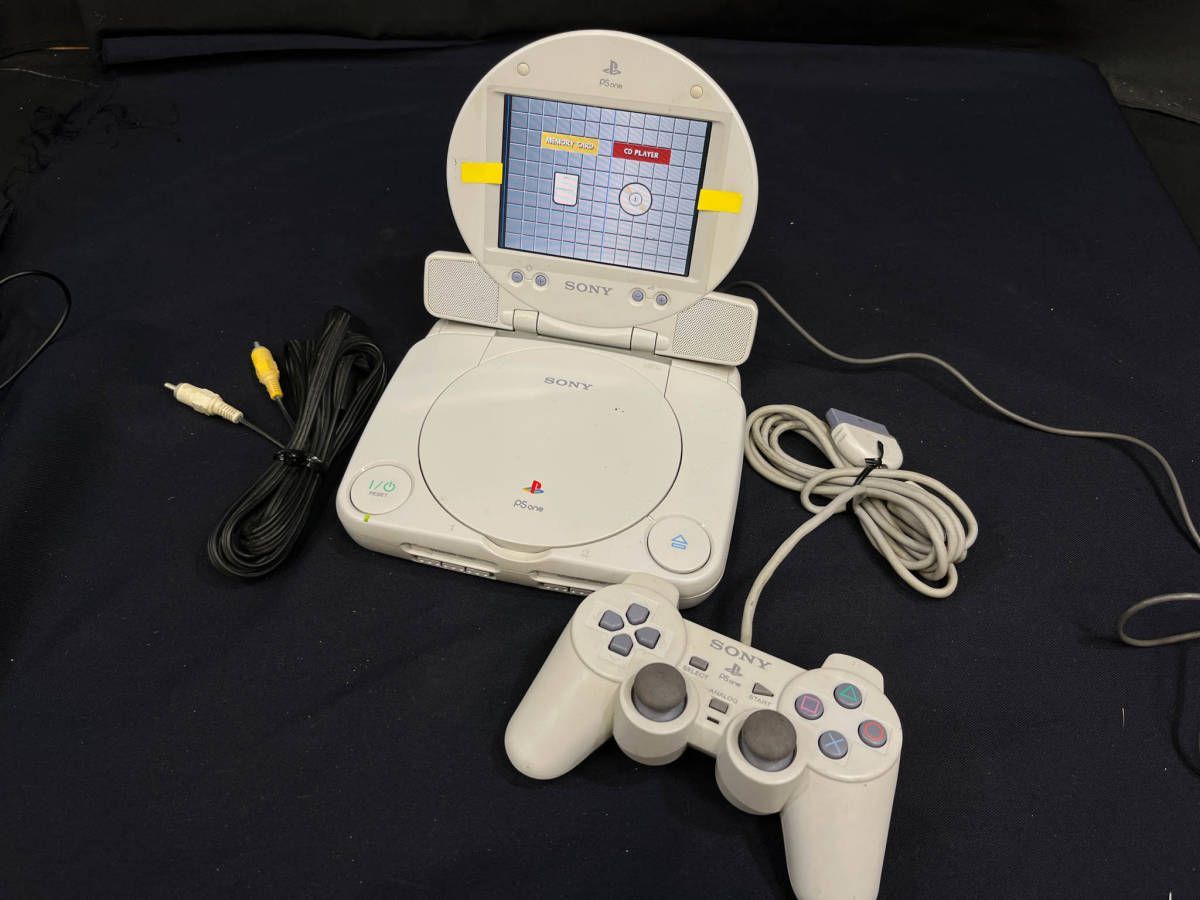 PSone SCPH-100 本体一式 LCD液晶モニター SCPH-130 COMBO セット