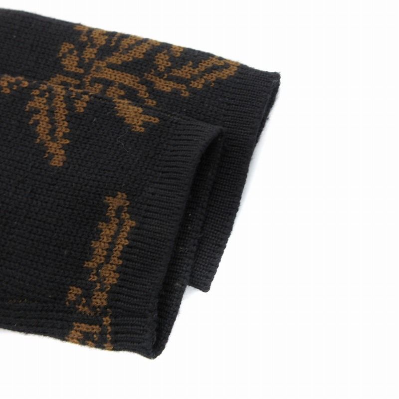 グッチ GUCCI ヴィンテージ ニットワンピース 長袖 ミモレロング 花