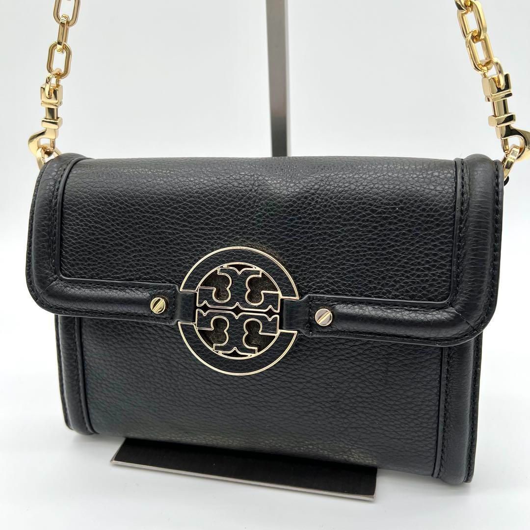 美品】Tory Burch アマンダ ショルダーバッグ デカロゴ