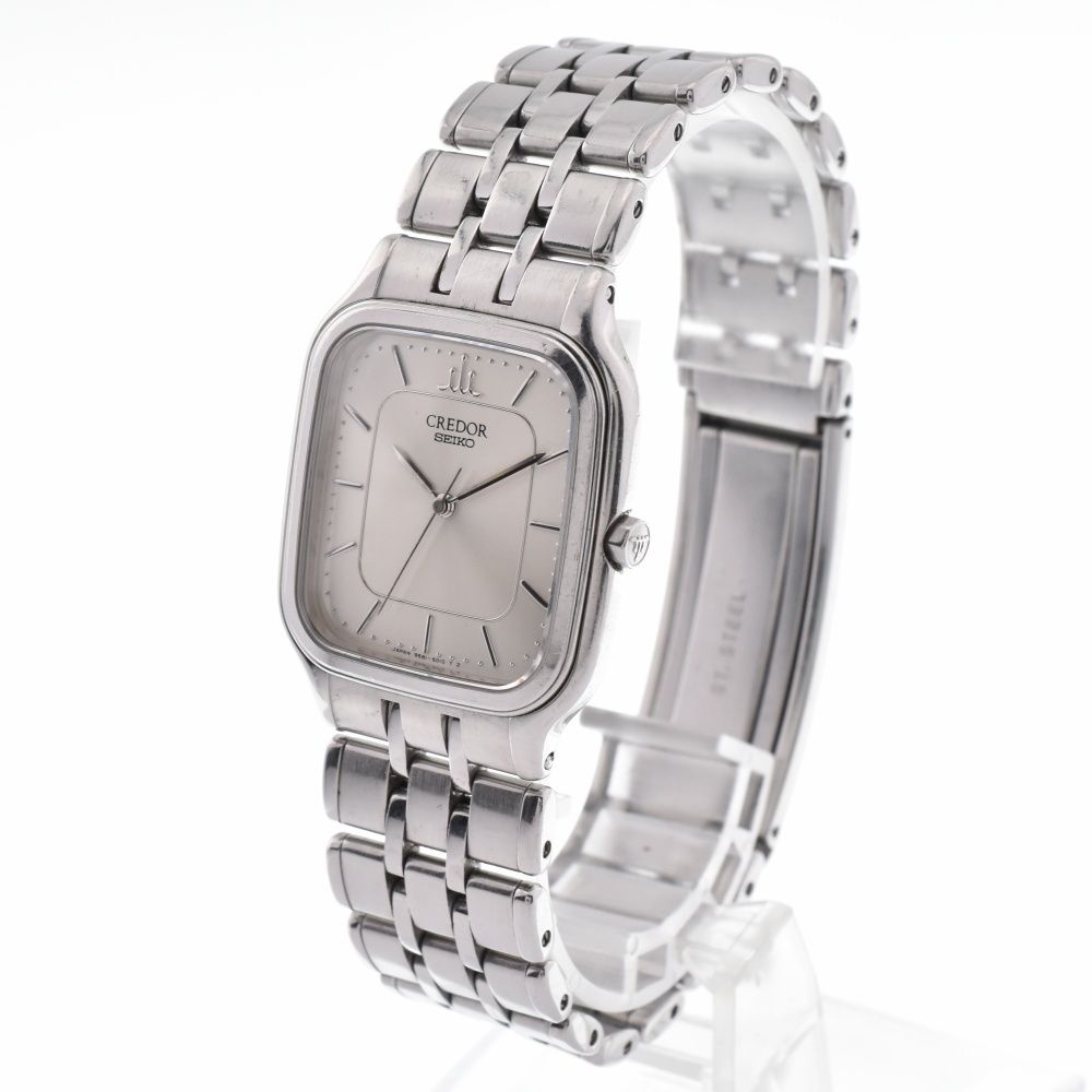 セイコー SEIKO 9581-5020 クレドール SS クォーツ メンズ良品 P