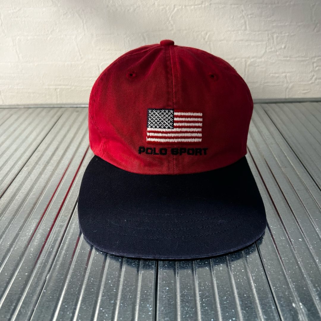 90s 90's POLO SPORT RALPH LAUREN CAP 90年代 ポロスポーツ ラルフ