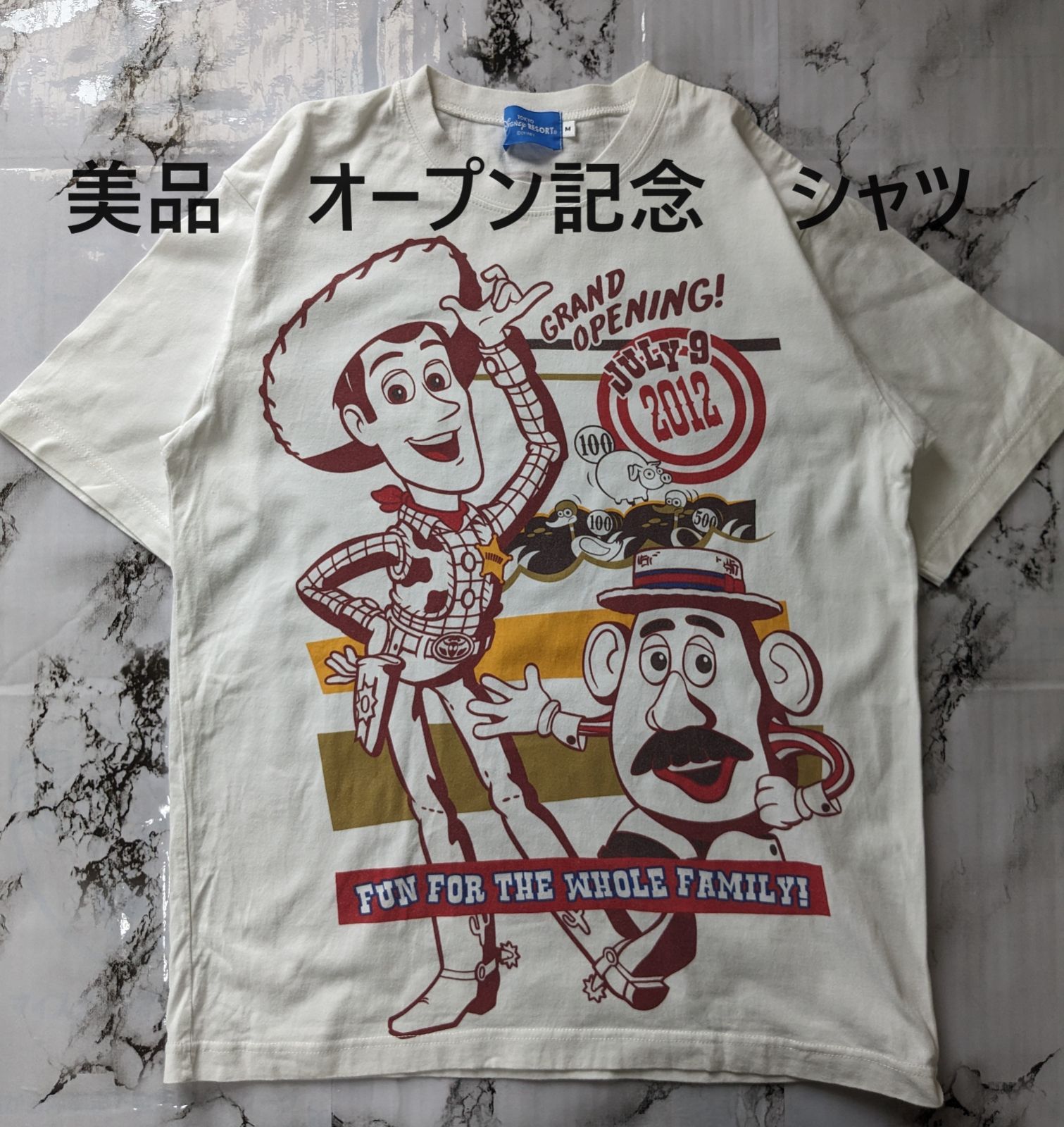 ディズニー トイストーリー tシャツ ウッディ ポテトヘッド トイ