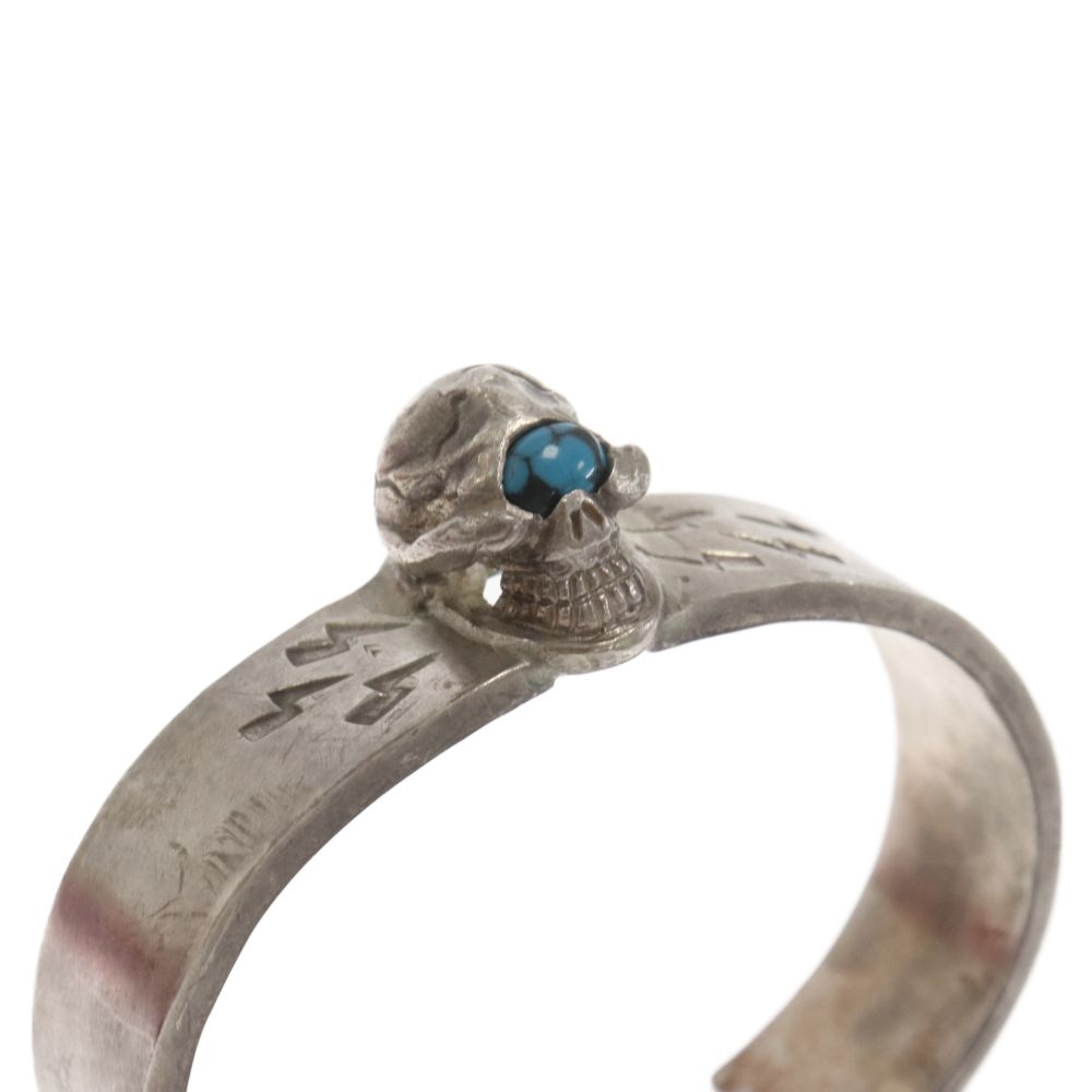 STOP LIGHT (ストップライト) SKULL BANGLE ターコイズ スカルバングル