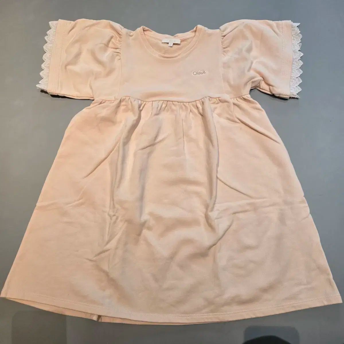 Chloe クロエ 子供 ピンク レース ワンピース 10y