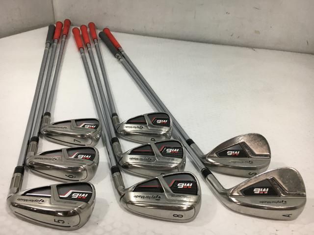 【中古ゴルフクラブ】(8本セット)テーラーメイド M6 アイアン 2019 (日本仕様) REAX85 JP スチール 5〜9.P.A.S【14日間返品OK】 返品OK 【中古ゴルフクラブ】(8本セット)テーラーメイド M6 アイアン
