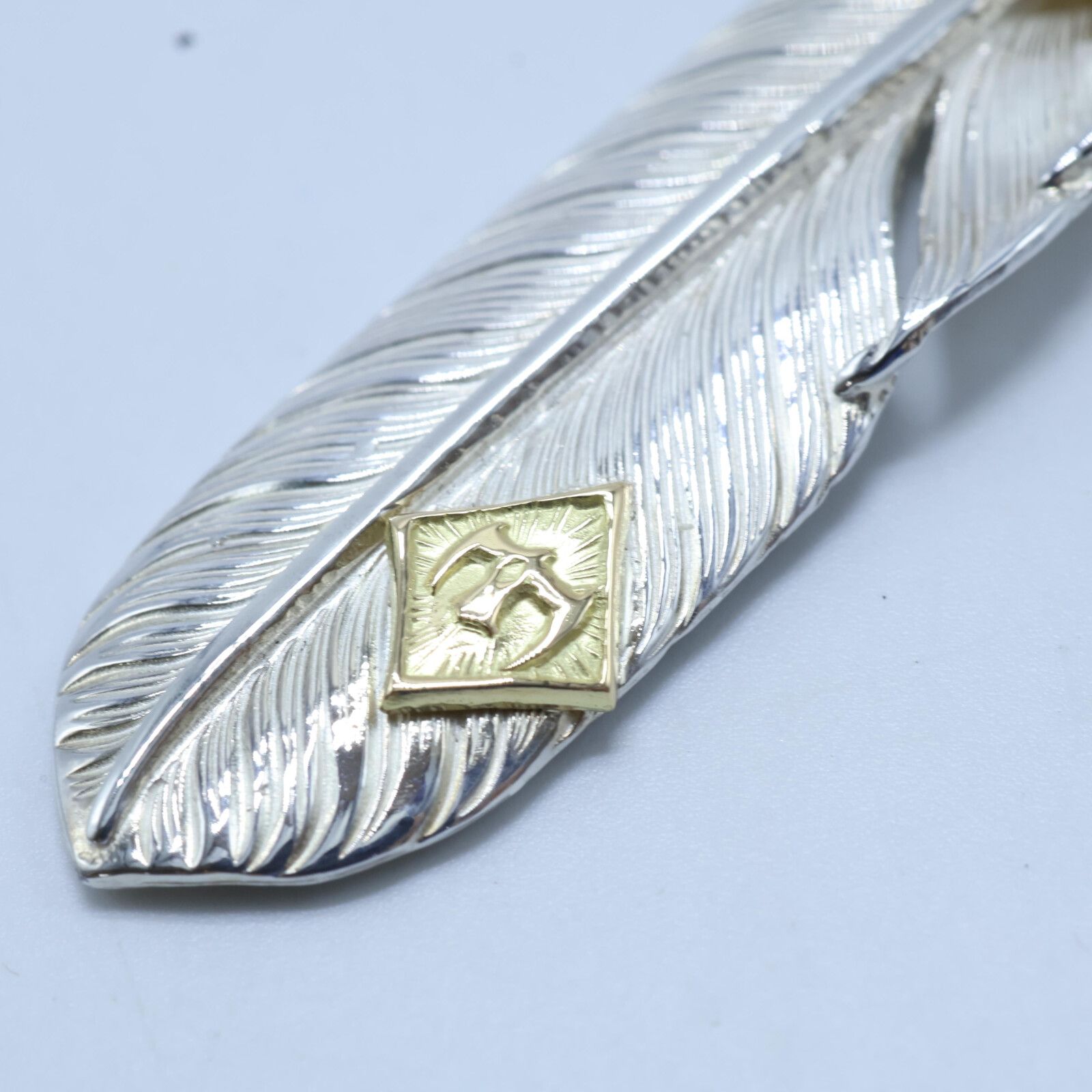 Taro Washimi 鷲見太郎 新品同様 925xK18 L フライト フェザー