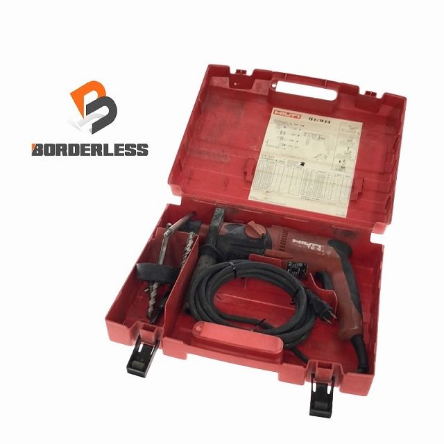 ☆中古品☆HILTI ヒルティ 100V ロータリーハンマドリル TE2 穴あけ加工 SDSシャンク ケース付き 94710