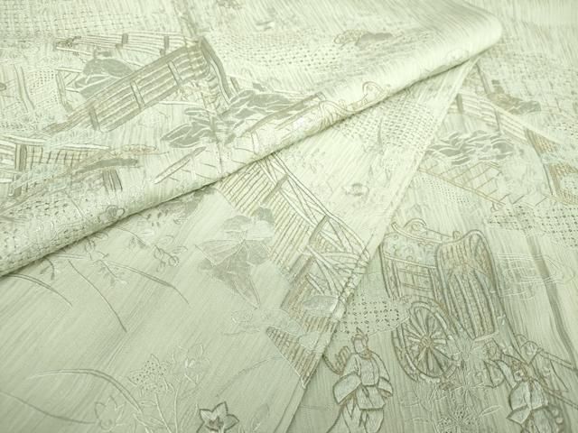 o*3様 単衣 逸品 総刺繍 中国三大刺繍 汕頭刺繍 一つ紋 正絹 T-5741 o*3様 単衣 逸品 総刺繍 中国三大刺繍 汕頭刺繍 一