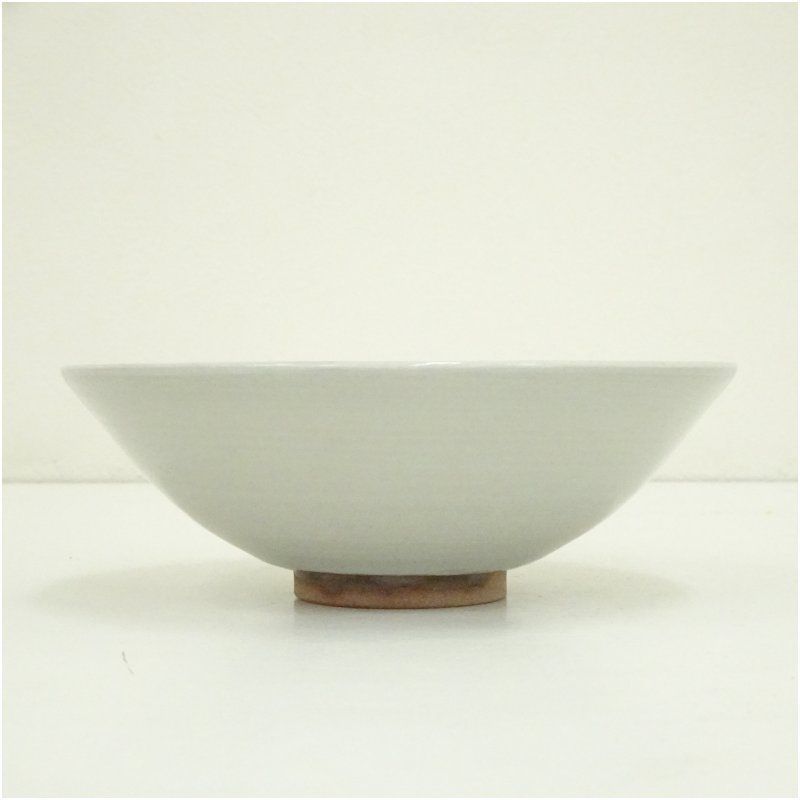 抹茶碗　平茶碗　骨董　レトロ 山口錠鉄造 黄瀬戸平茶碗（共箱） 茶道 抹茶 おしゃれ 抹茶茶碗