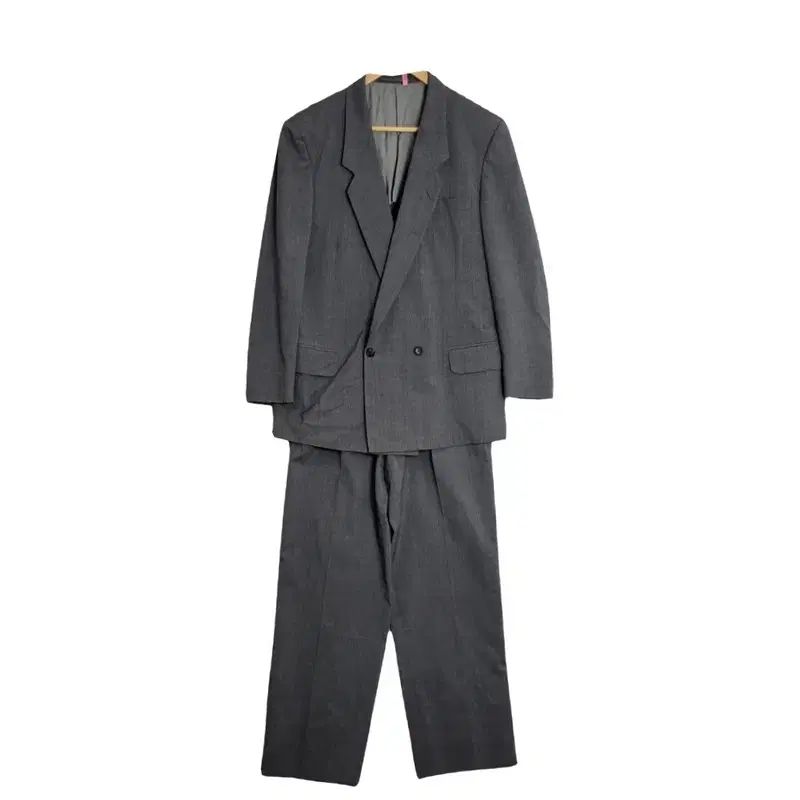 コム デ ギャルソン ヴィンテージ グレー ダブル セット ブレーザー パンツ S ウール