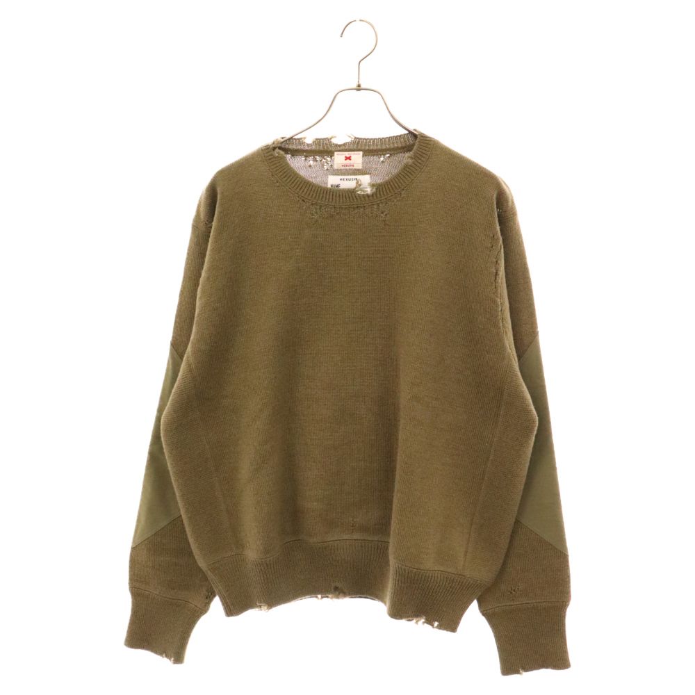 NEXUS7 (ネクサスセブン) R.W DAMAGED KNIT ダメージ加工 ウールニット