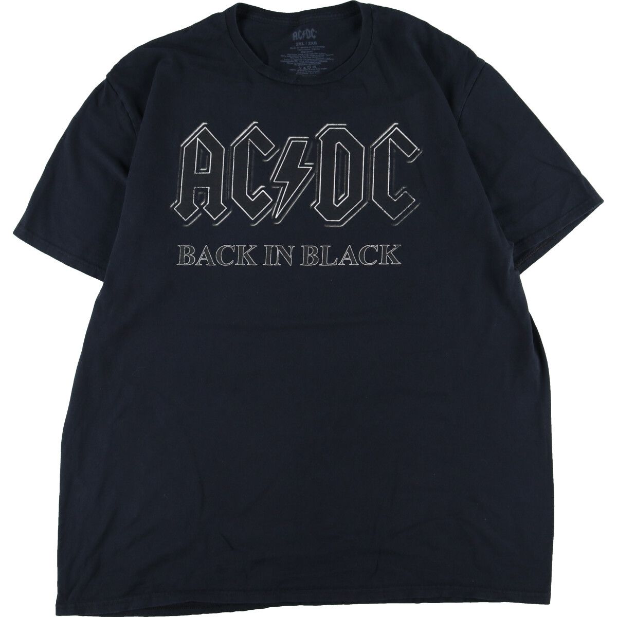 古着 AC/DC エーシーディーシー BACK IN BLACK バンドTシャツ バンT 