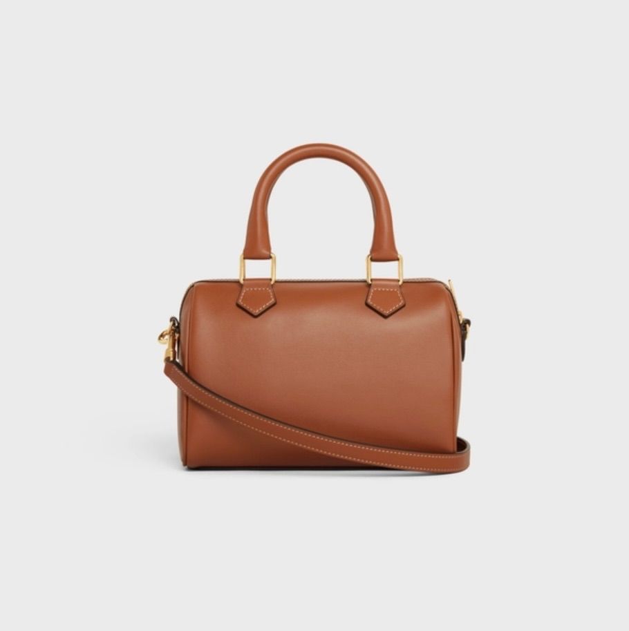 新品 CELINE スモール ボストン セリーヌ トリオンフ タン - メルカリ