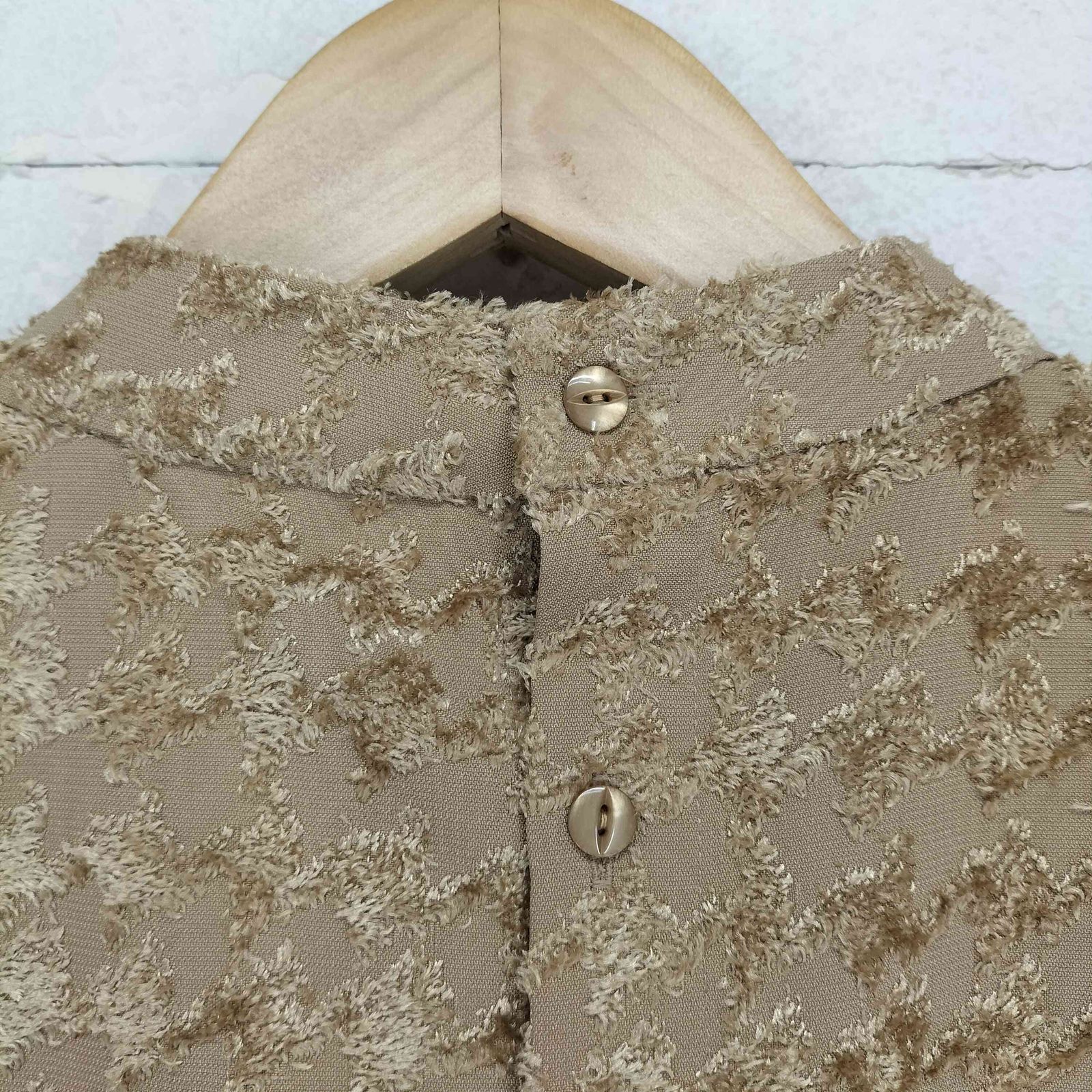 COUP DE CHANCE(クードシャンス) 24AW チドリジャカードブラウス レディース  36 中古 古着 0305 COUP DE CHANCE CHANCE(クードシャンス) 24AW チドリジャカード