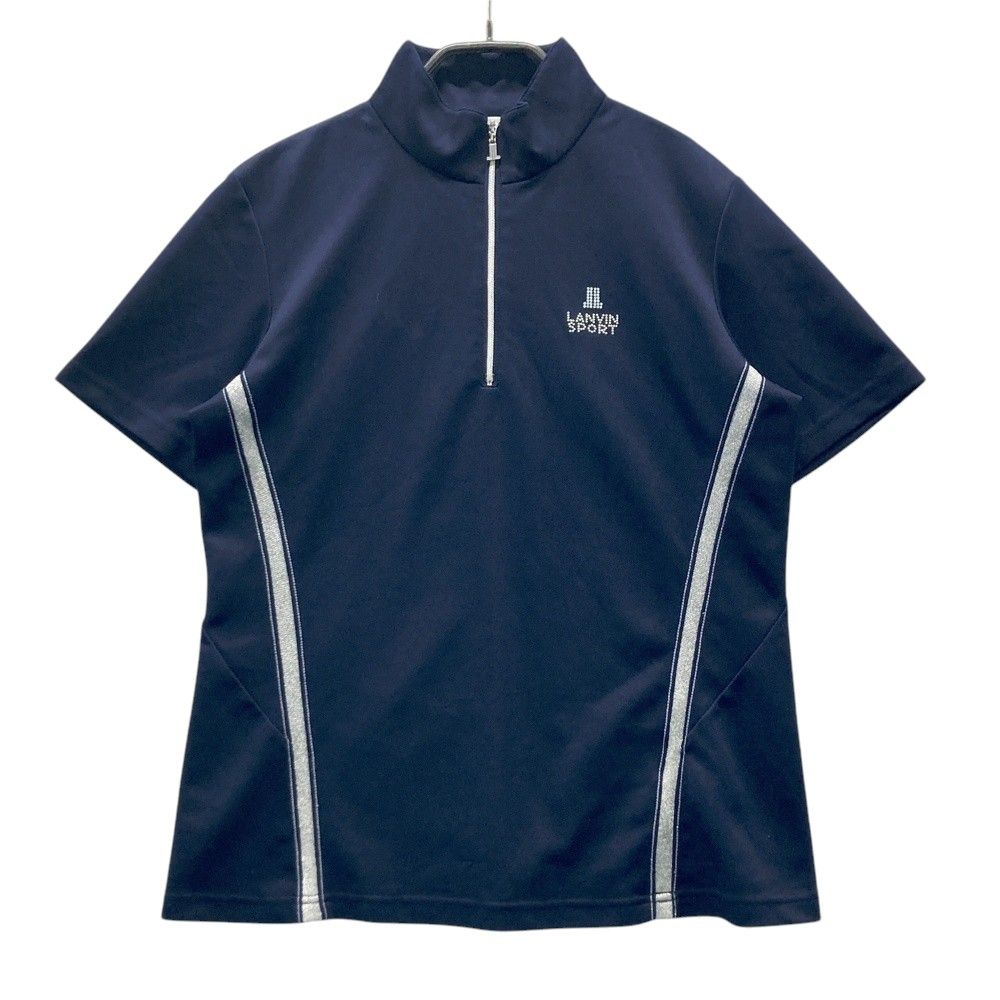 サイズ：40 LANVIN SPORT ランバン スポール 半袖ハーフジップTシャツ 