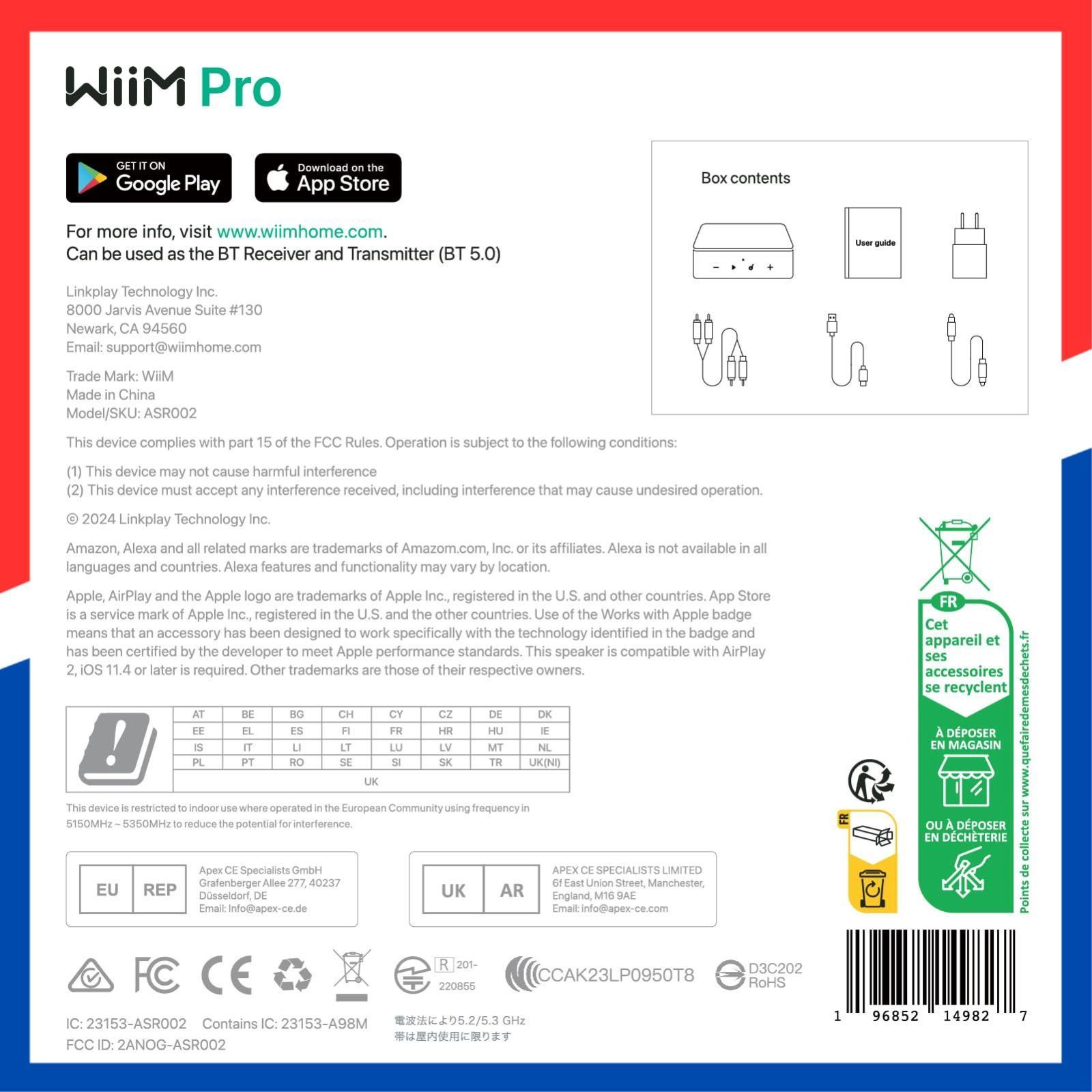 即日発送】AirPlay Pro 2 レシーバー、クロームキャスト対応、WiFi