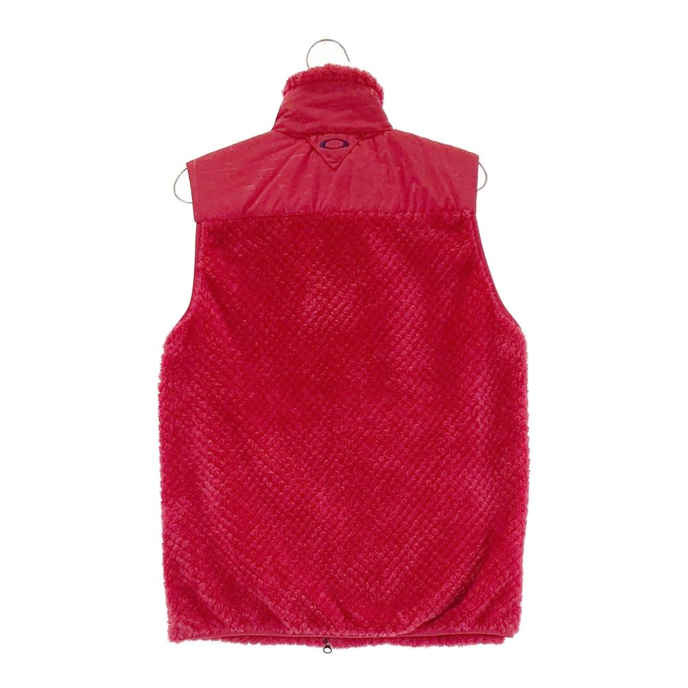 サイズ M OAKLEY オークリー フリースベスト レッド系 240101521165 ゴルフウェア メンズ ストスト