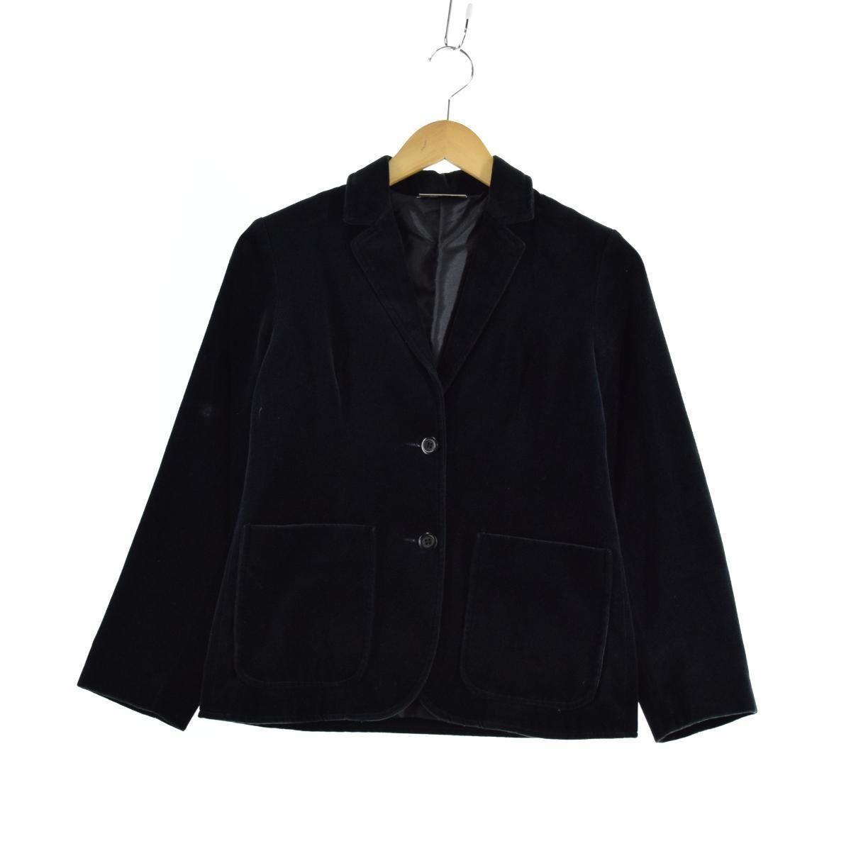 ヴィンテージベロアジャケット 古着 tanfjay ベロア テーラードジャケット USA製 レディースS