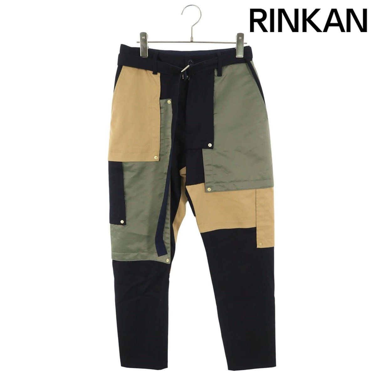 サカイ 20SS 20-02528M ファブリックコンボベルト付きロング