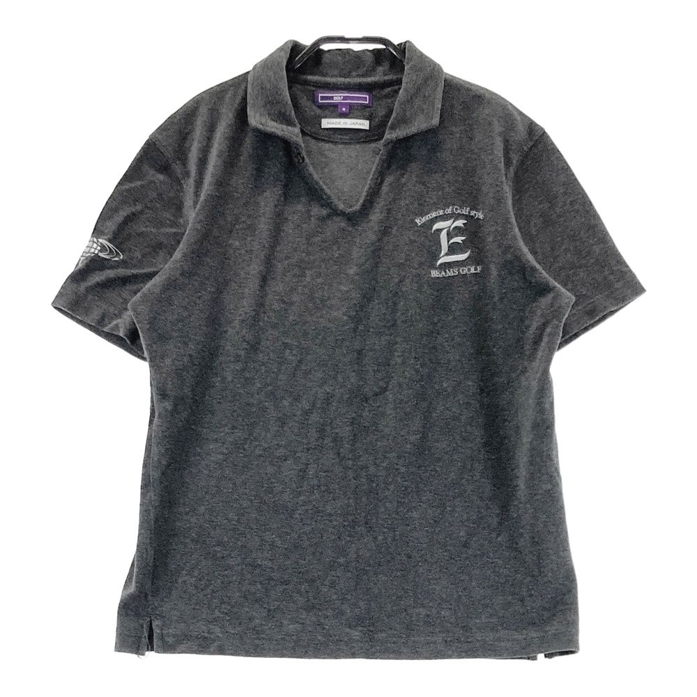 サイズ S BEAMS GOLF ビームスゴルフ 襟付 半袖Tシャツ パイル グレー系 240101538163 ゴルフウェア メンズ ストスト