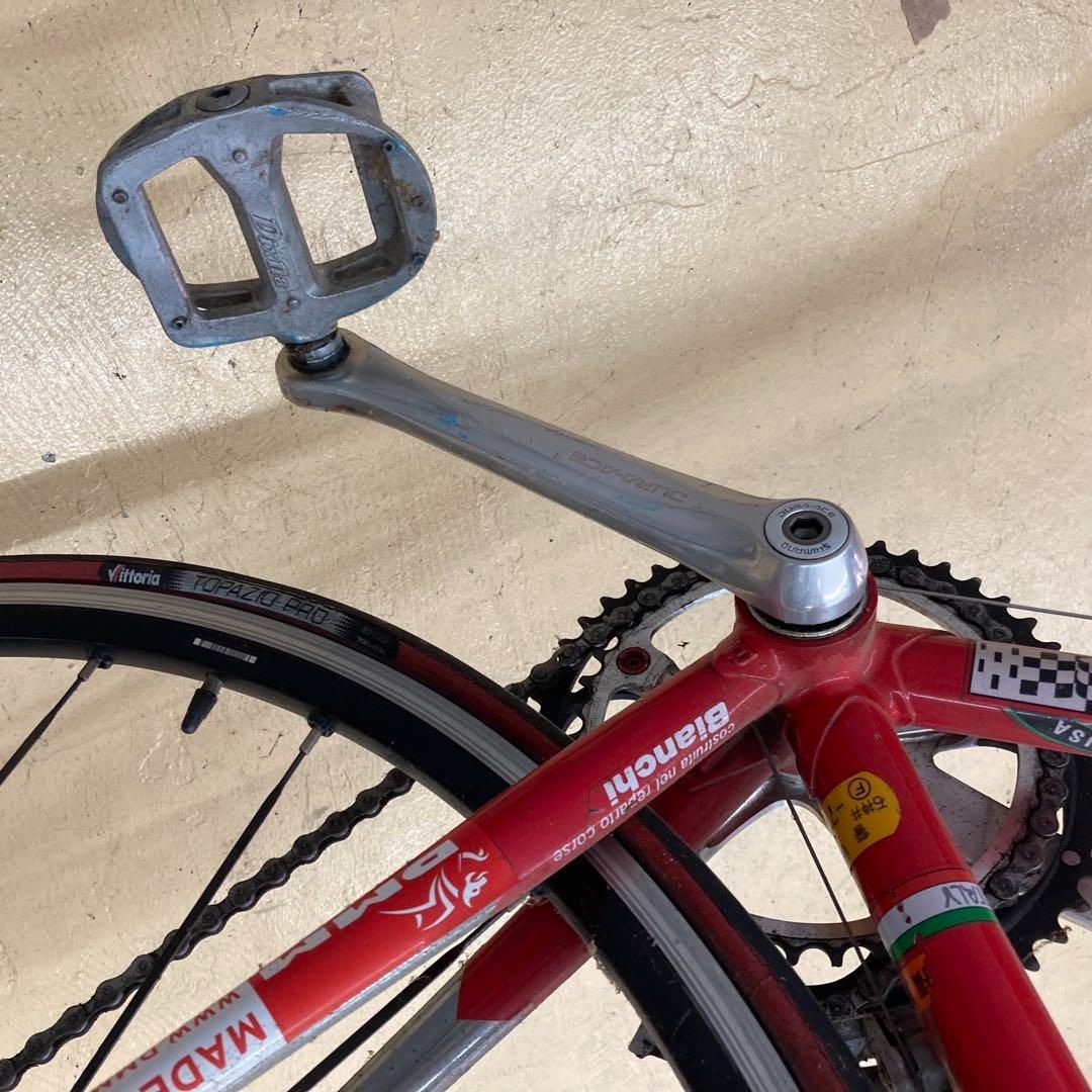 Bianchi レッド COLUMBUS ロードバイク - メルカリ