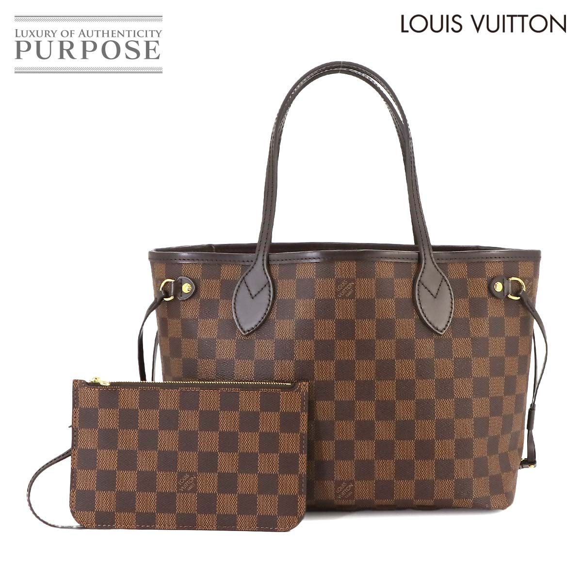 新品同様 ルイ ヴィトン LOUIS VUITTON ダミエ ネヴァーフル PM トート 